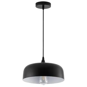 1-Light Bowl Shaped Metal Modern Style Pendant Lighting