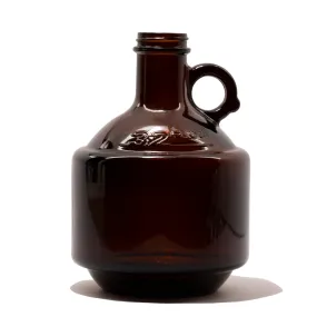 1 Litre / 32 fl. oz. Amber Glass Growler Bottle with 38-400 Neck