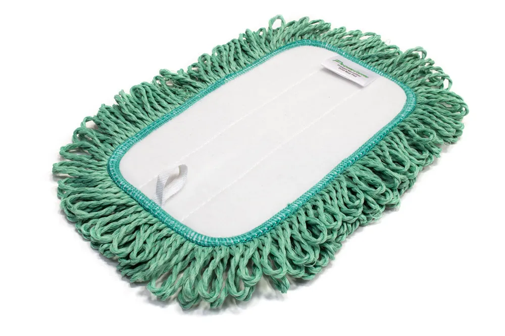 10 in. x 5.5 in. Microfiber Fringe Dust Mop Pad