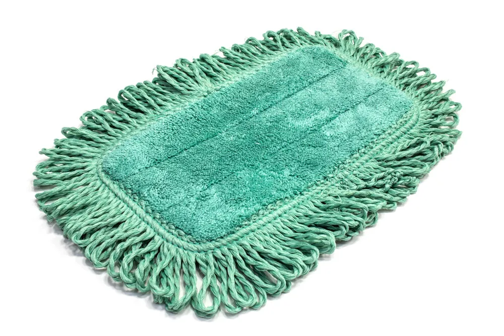 10 in. x 5.5 in. Microfiber Fringe Dust Mop Pad