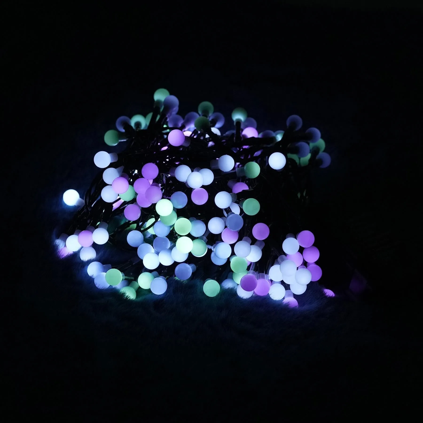 100 Berry Christmas LED Lights Pastel