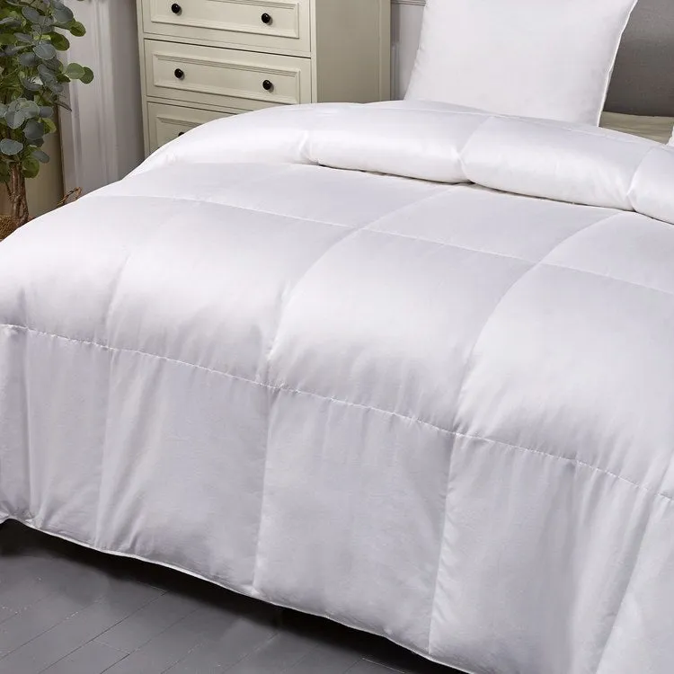 1000 Thread Count Cotton European Goose Down Extra-Warmth Twin Comforter