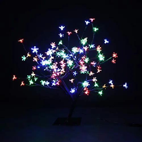 128 LED Multi-Coloured Blossom Tree~ Indoor ~ Mains Operated ~ Christmas Decoration