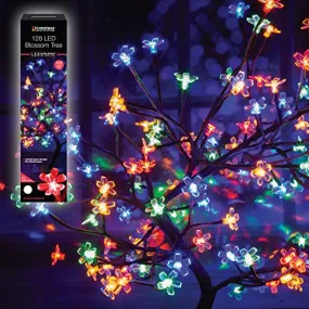 128 LED Multi-Coloured Blossom Tree~ Indoor ~ Mains Operated ~ Christmas Decoration