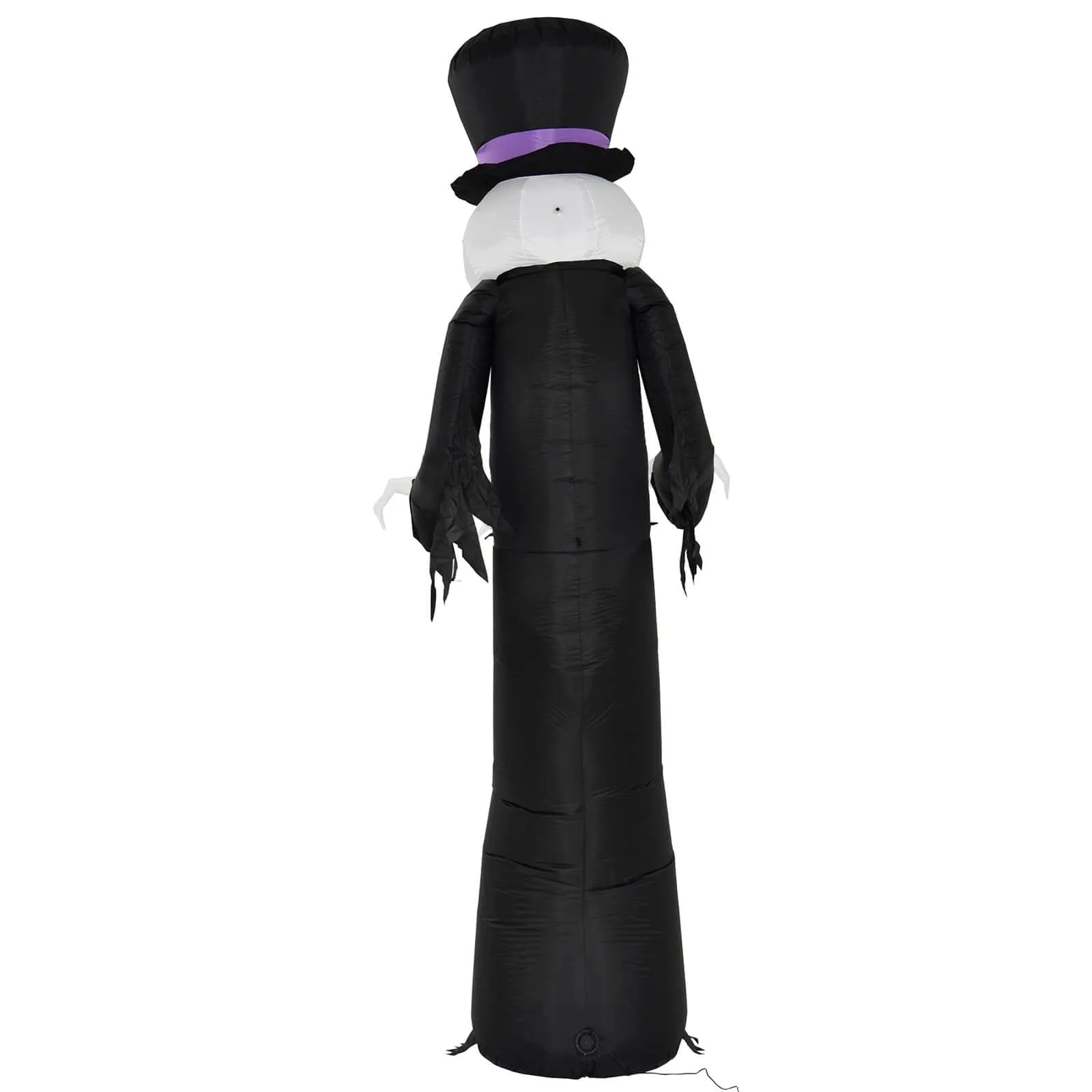 12ft LED Inflatable Ghost Monster Purple Hat Halloween Decoration