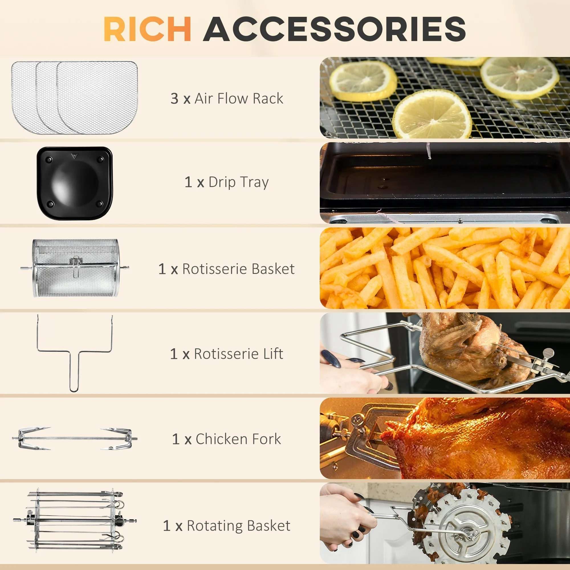 12L 8 in 1 Digital Air Fryer Oven with Air Fry