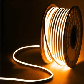 12v 3mm Neoflex3 216 LED Neon Rope Light Amber 1m Bing Light