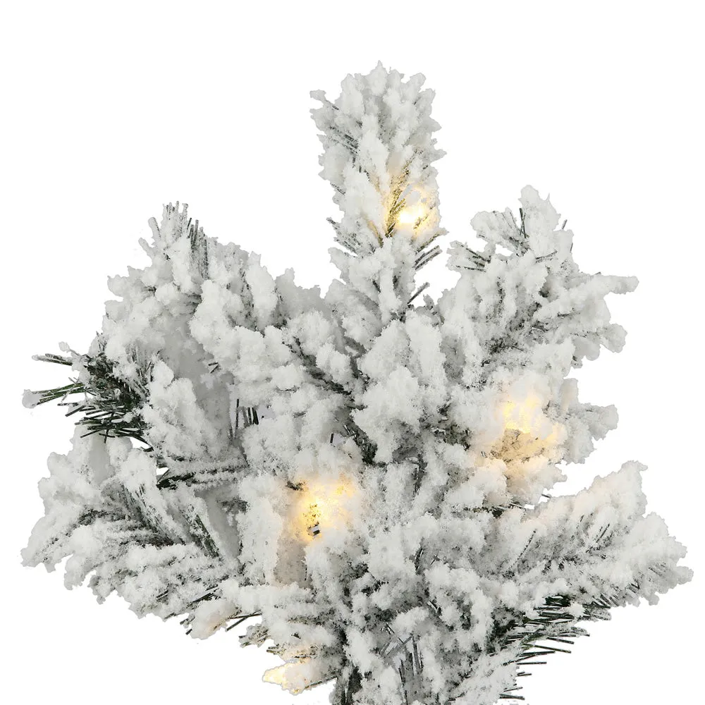 15' Winter Wonderland Tree, Warm White LED Lights