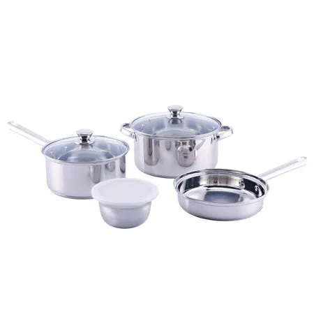 18-Piece Cookware Set, Stainless Steel