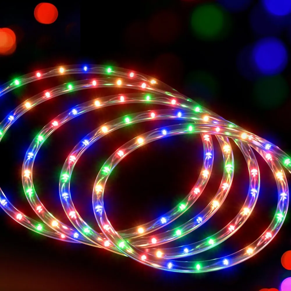 20M Christmas Lights String Rope Light Decoration 600 LED Colorful