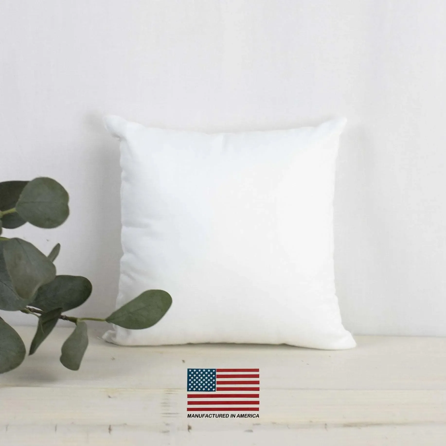 25x25 | Indoor Outdoor Hypoallergenic Polyester Pillow Insert | Quality Insert | Pillow Inners | Throw Pillow Insert | Square Pillow Inserts