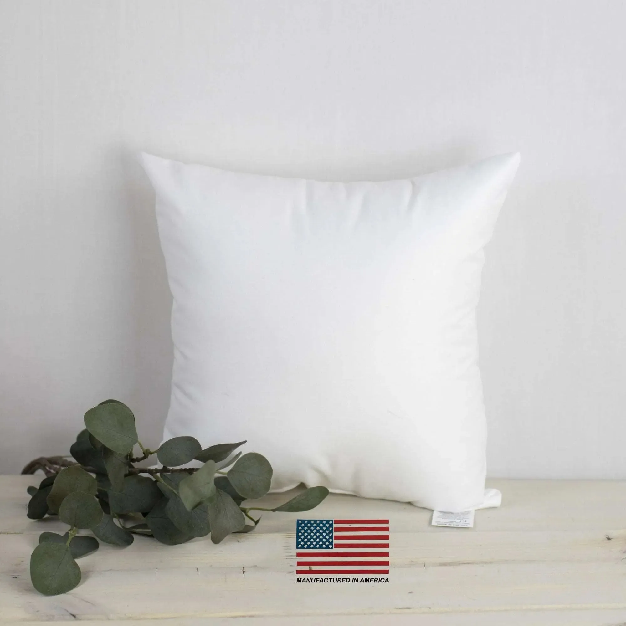 25x25 | Indoor Outdoor Hypoallergenic Polyester Pillow Insert | Quality Insert | Pillow Inners | Throw Pillow Insert | Square Pillow Inserts