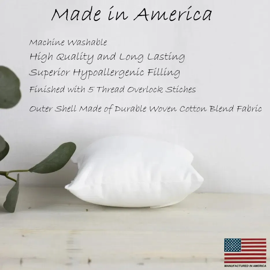 28x28 | Square Angel Hair Insert | Indoor Outdoor Down Alternative Hypoallergenic Pillow Insert | Quality Insert | Premium Insert