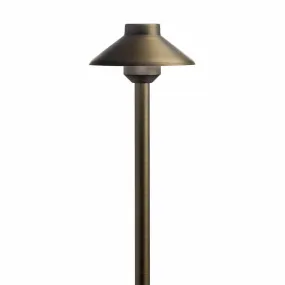 2W 160 Lumens LED Stepped Dome Path Light 3000K Centennial Brass