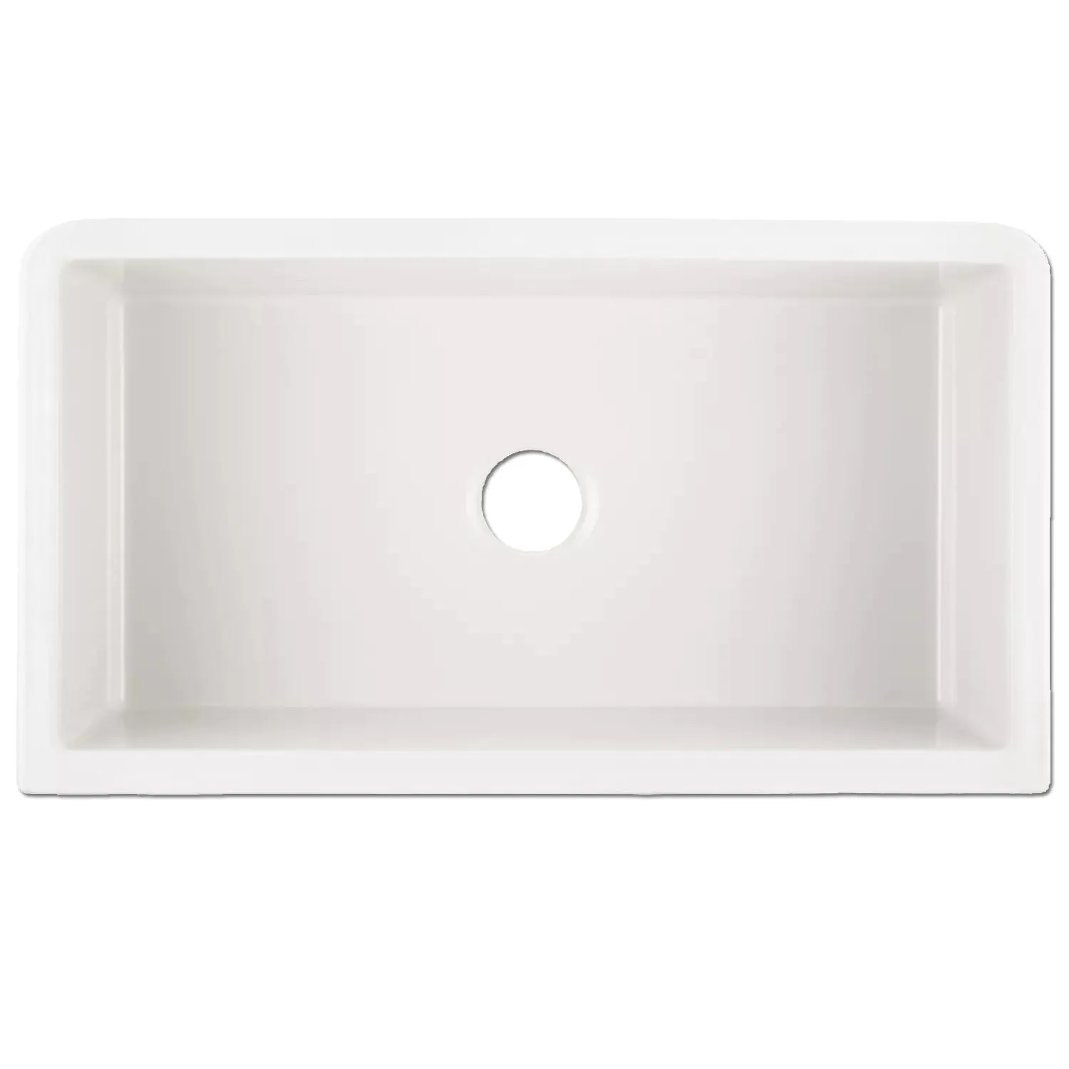 30 Inch White Farmhouse / Apron Front Kitchen Sink 30"L x 18"W Oslo-30 EB20030