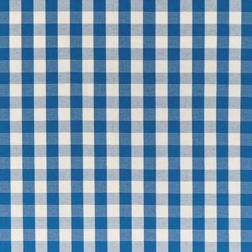 31 Westgate Custom Blue Check Pillow