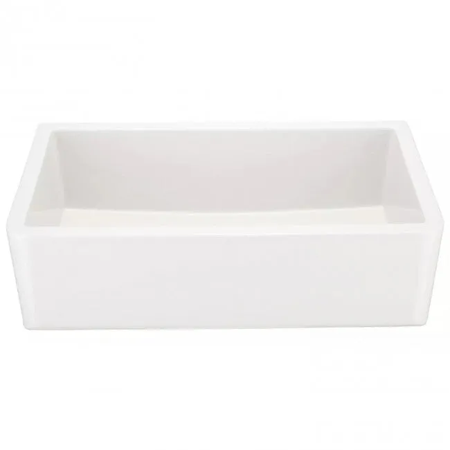 33 Inch White Farmhouse / Apron Front Kitchen Sink 33"L x 18"W Oslo-33 EB20033