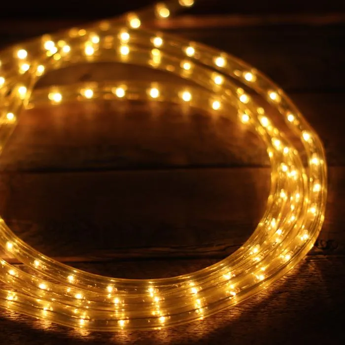 3/8" Yellow Incandescent Rope Lights