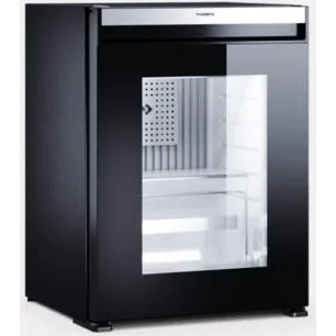 40 Ltr Dometic Hipro Evolution A40G , Absorption Minibar Right Hinged Glass Door - Black Color.