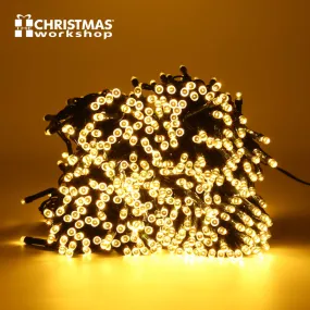 400 LED Chaser String Lights Warm White