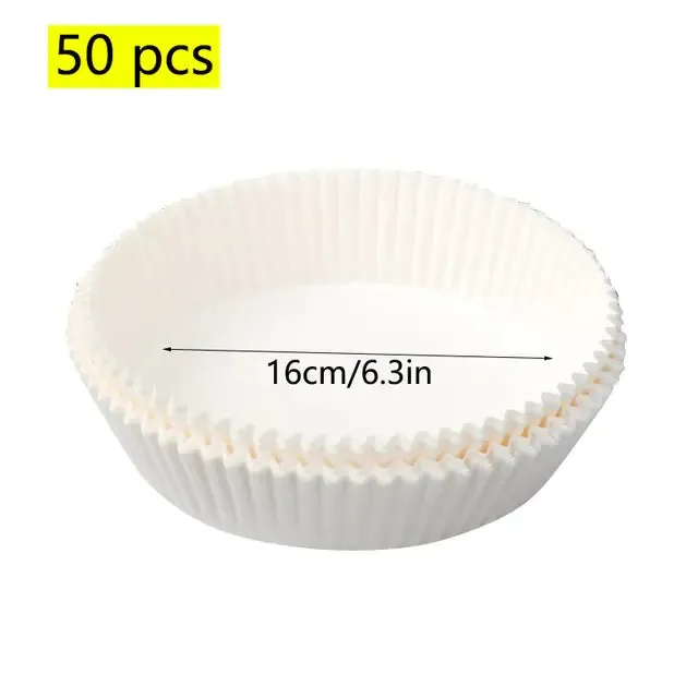 50pcs Air Fryer Disposable Paper Liner