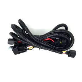 9008 H13 Heavy Duty Headlight Wiring Harness with Relays Upgrade