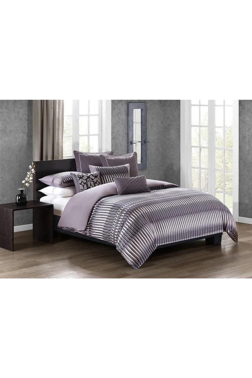 Abstract Stripe Comforter Set