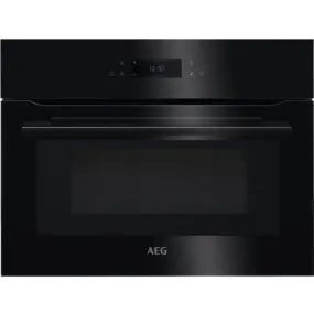 AEG KMK768080B 59.5cm Built In Combination Microwave Compact Oven  Black