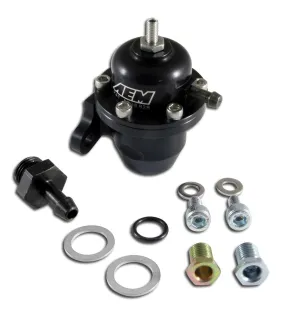 AEM Electronics Billet Adjustable Fuel Pressure Regulators 25-301BK