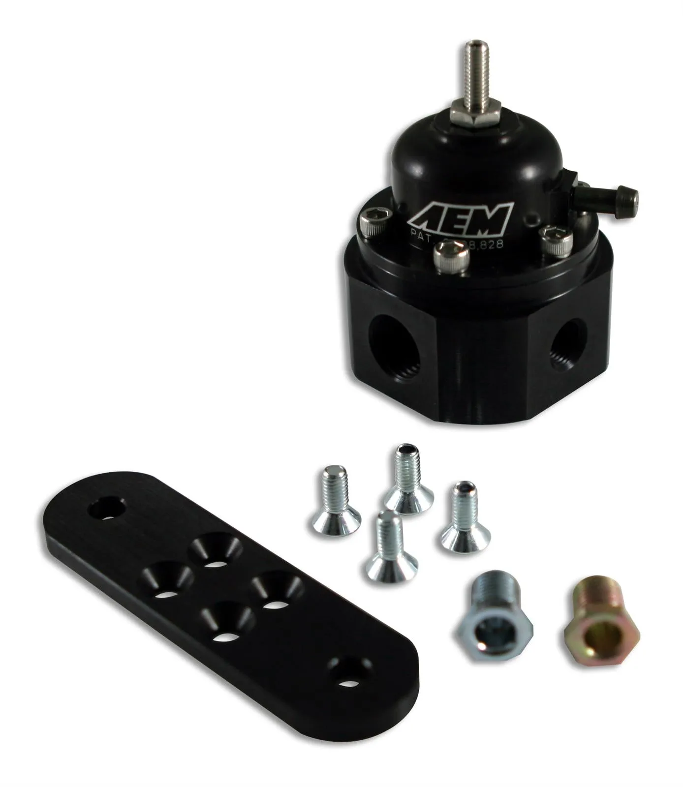 AEM Electronics Billet Adjustable Fuel Pressure Regulators 25-302BK