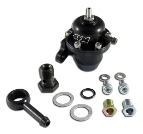 AEM Electronics Billet Adjustable Fuel Pressure Regulators 25-304BK