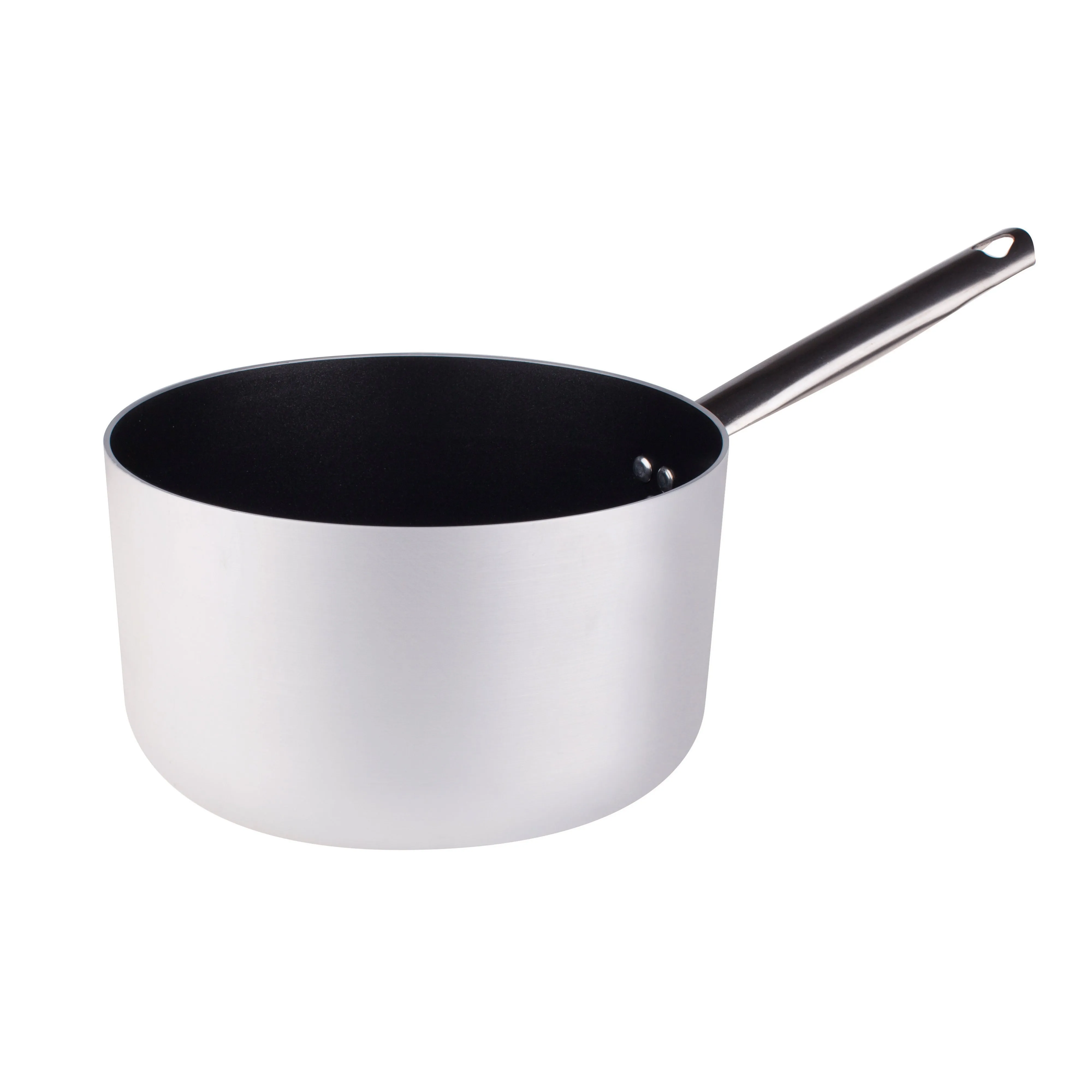 Agnelli Aluminum 3mm Nonstick Saucepan With Stainless Steel Handle, 3.4-Quart