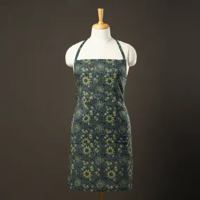 Ajrakh Block Printed Cotton Apron with Pocket 34