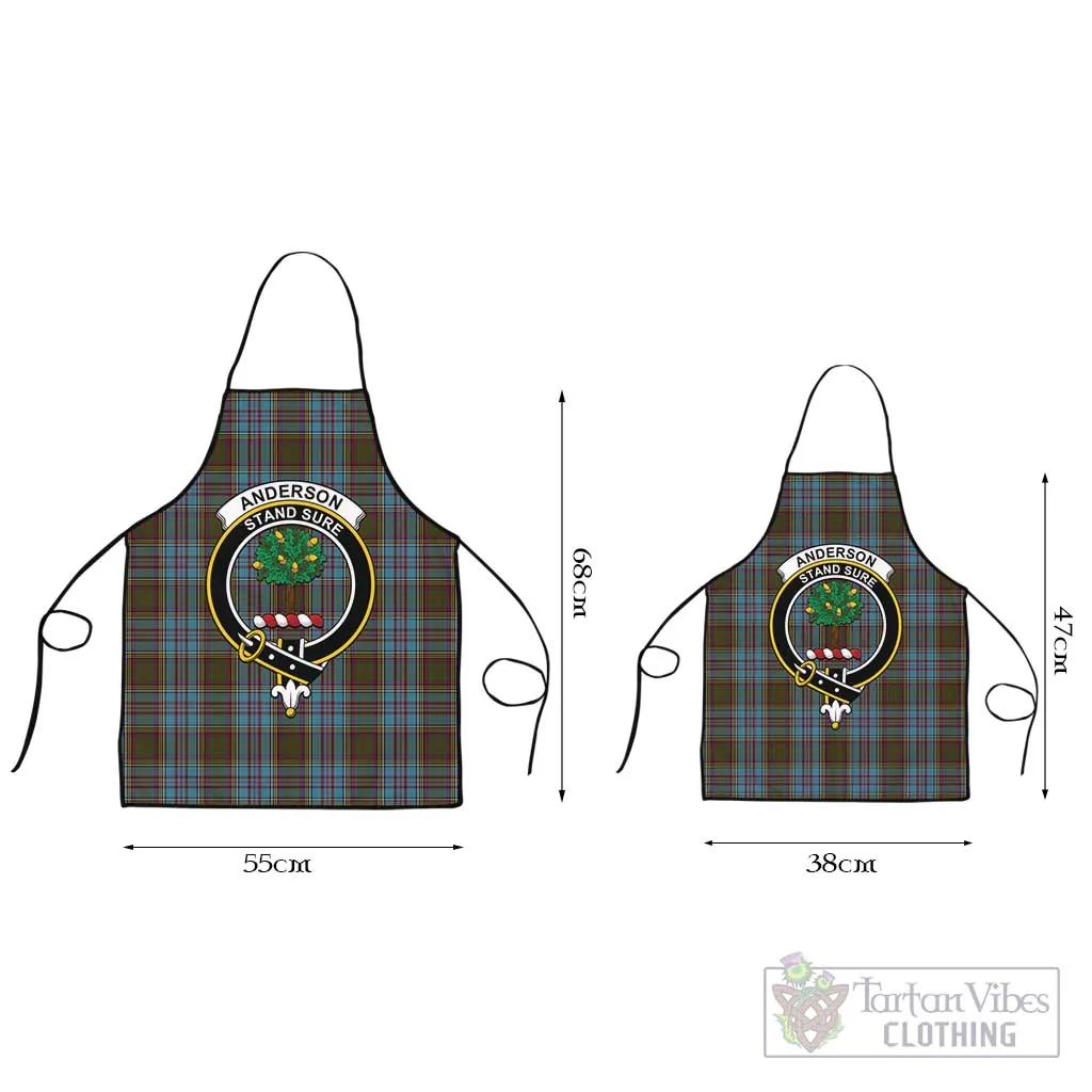 Anderson Tartan Apron with Family Crest