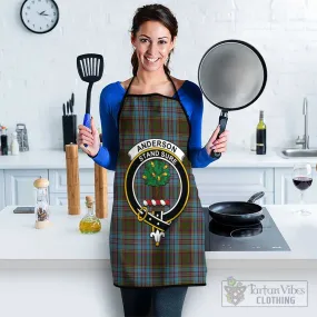 Anderson Tartan Apron with Family Crest