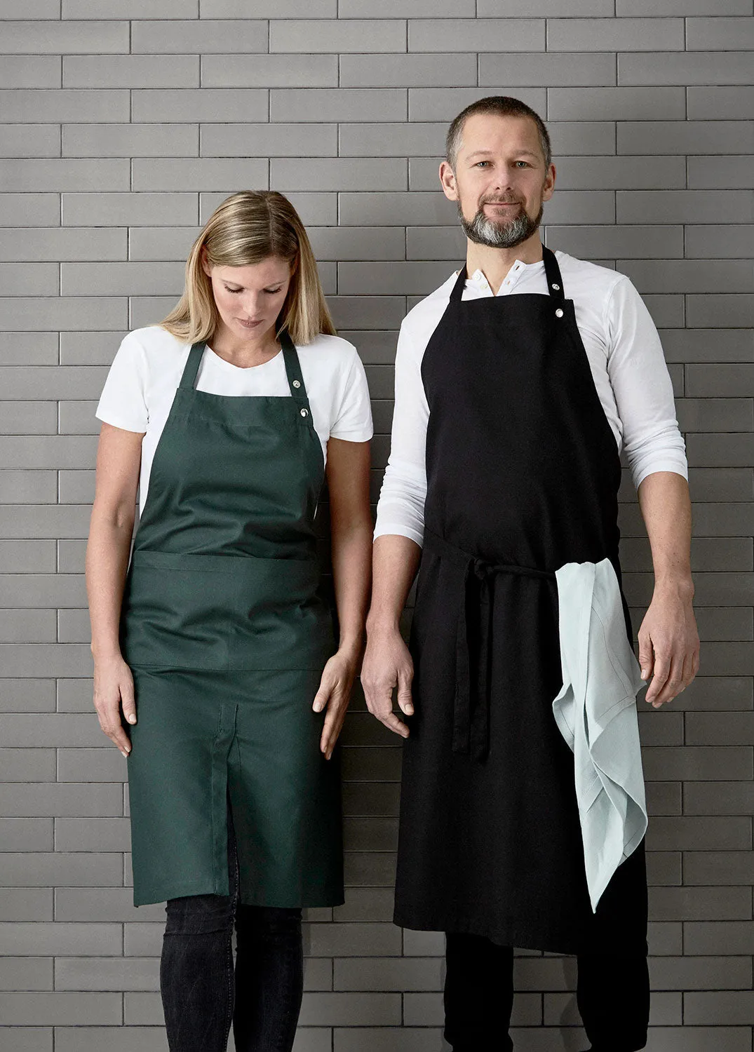 Apron With Pocket in multiple colors