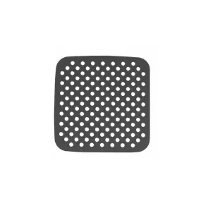 Aqua Silicone Air Fry Liner Mats Square Grey 19cm