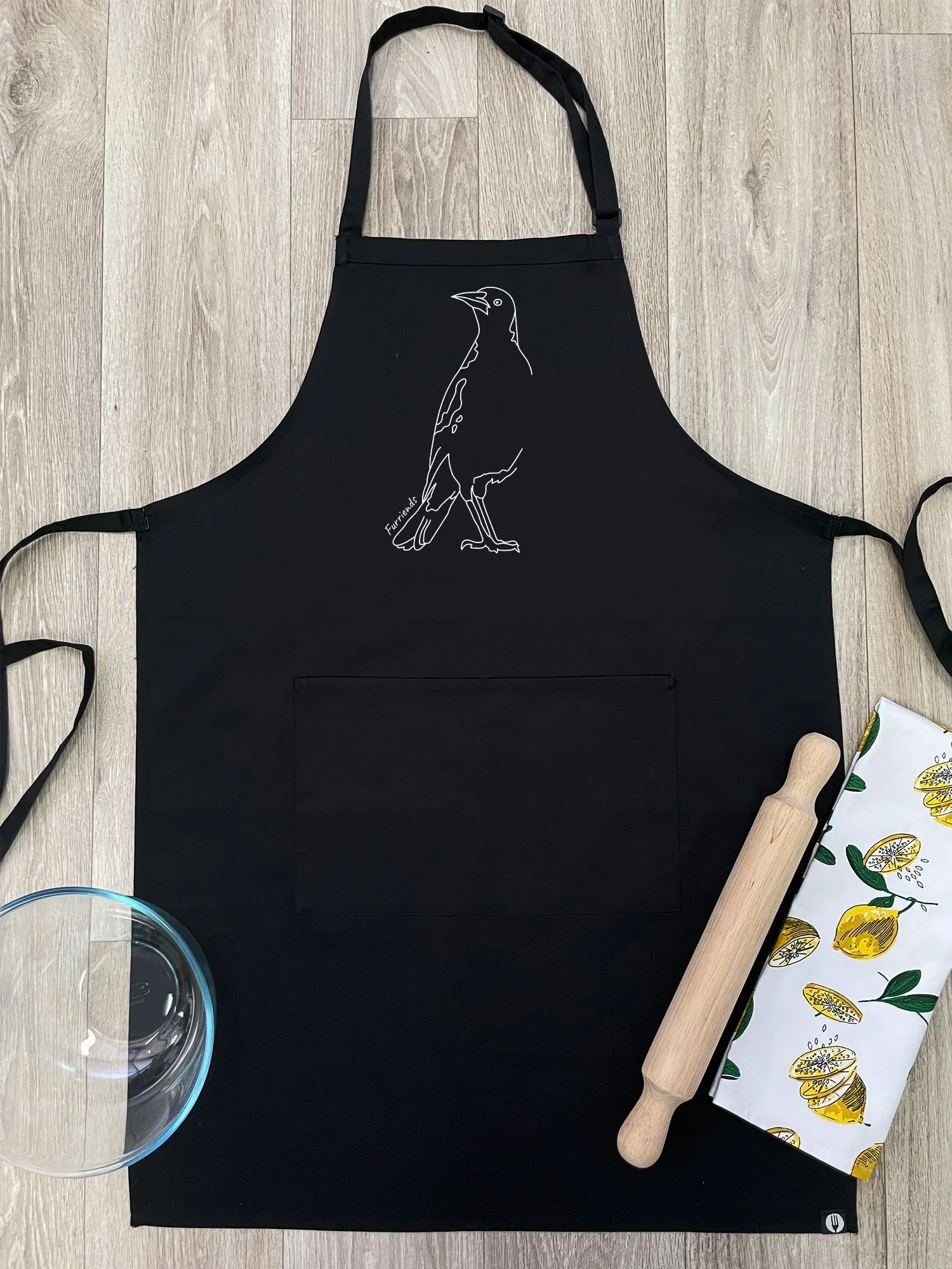 Australian Magpie Bib Apron