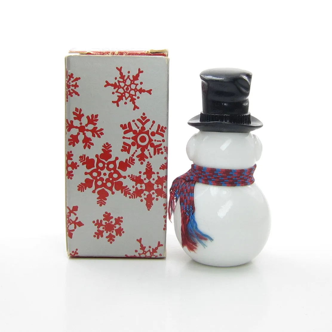 Avon Dapper Snowman Vintage Christmas Moonwind Cologne Bottle