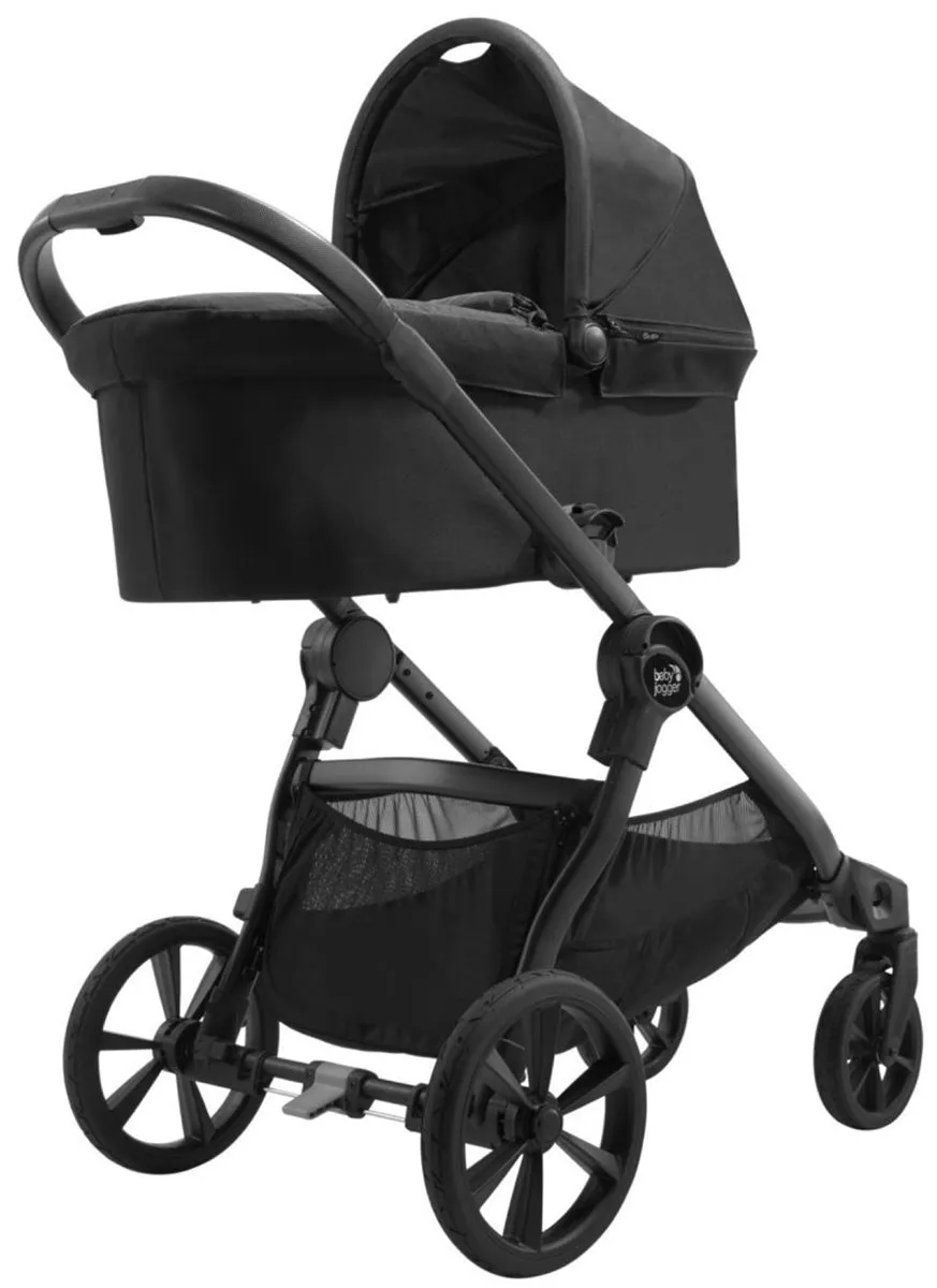 Baby Jogger City Select Deluxe Pram (Tencel) - Lunar Black