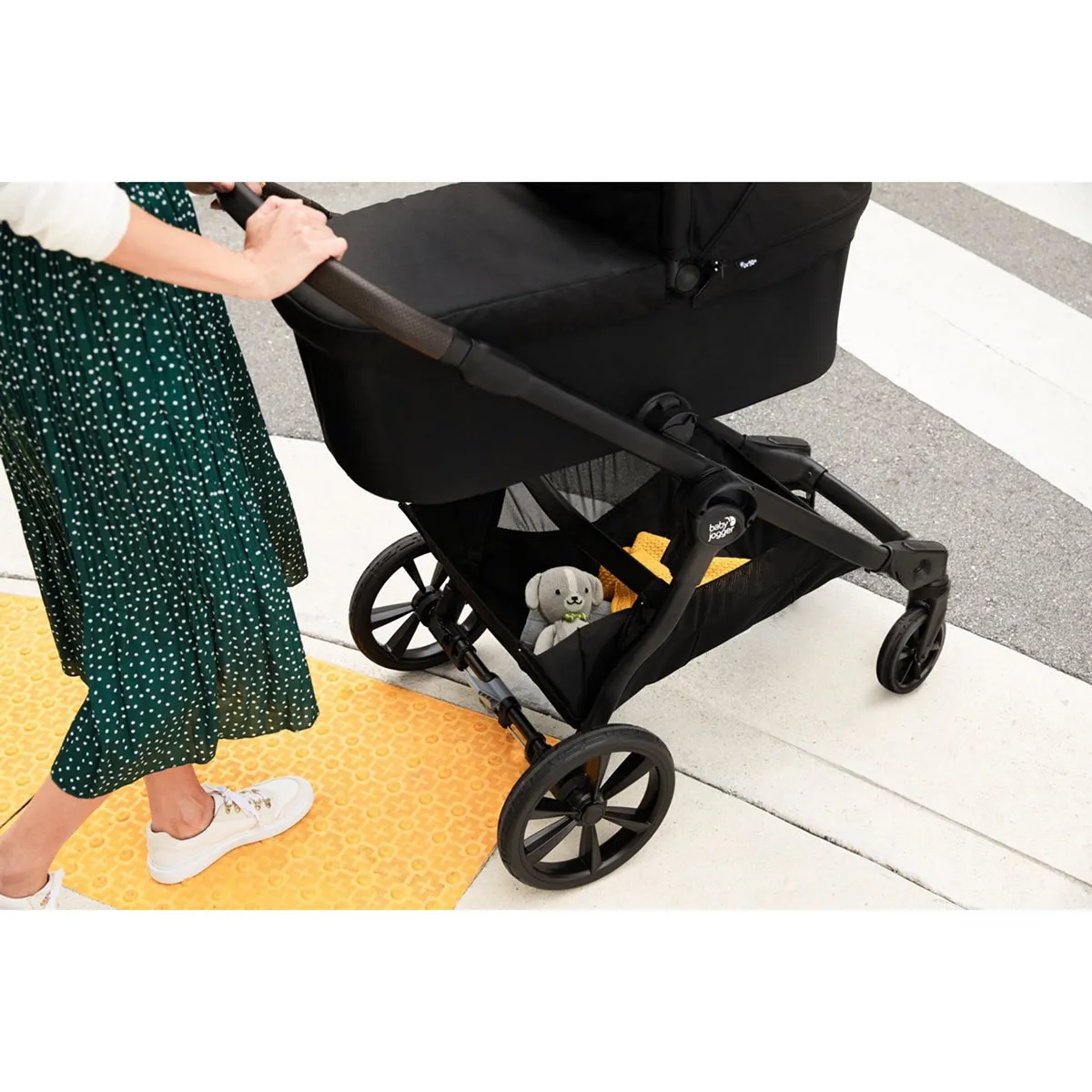 Baby Jogger City Select Deluxe Pram (Tencel) - Lunar Black