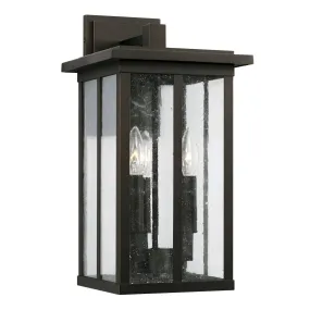 Barrett 3-Light Outdoor Wall Lantern in Oiled Bronze