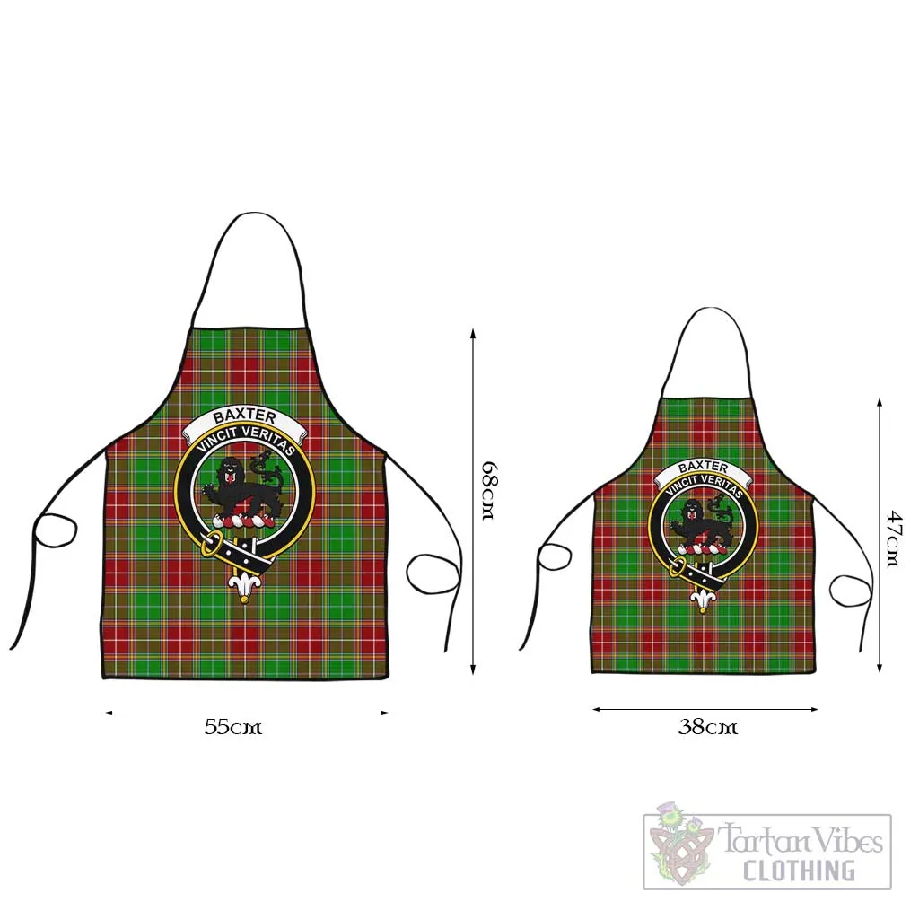 Baxter Modern Tartan Apron with Family Crest