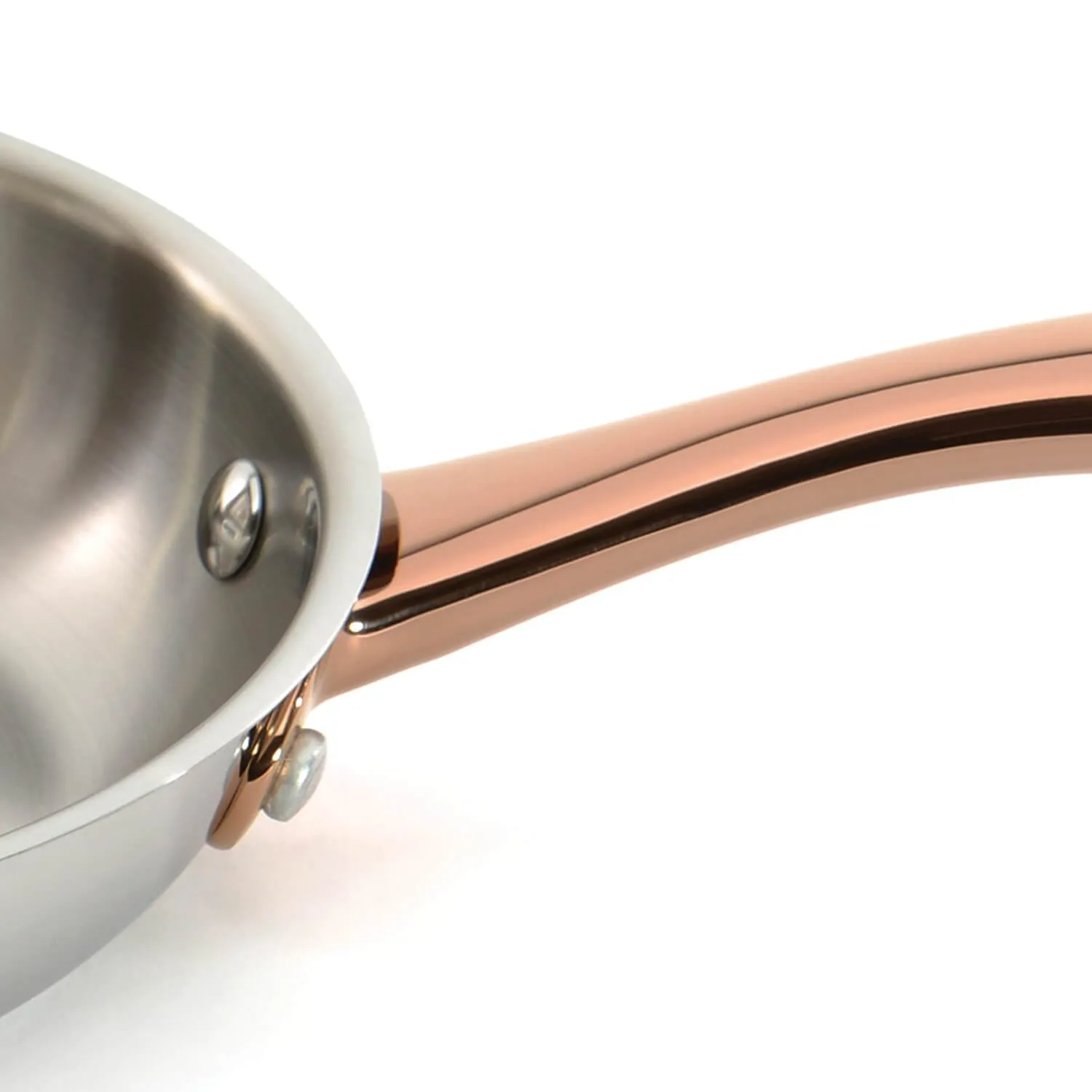 BergHOFF Ouro Gold 18/10 Stainless Steel 6.25" Saucepan with SS Lid, 2.5qt.