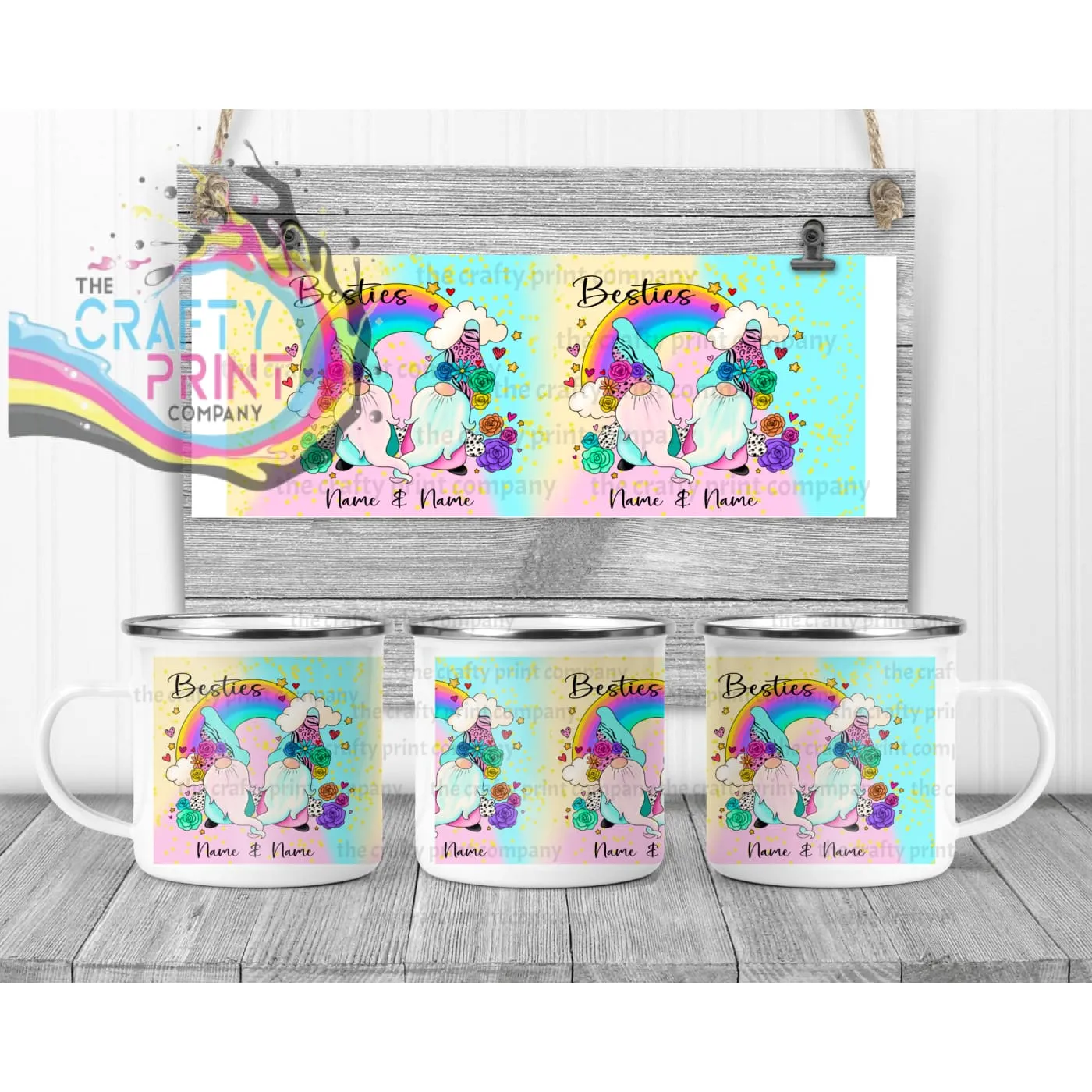 Besties Gonk Personalised Mug