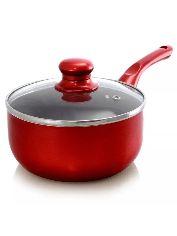 Better Chef 1.5Qt Ceramic Saucepan w Glass Lid