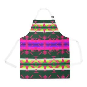 Between the Mountains Deep Lake Sunset Apron