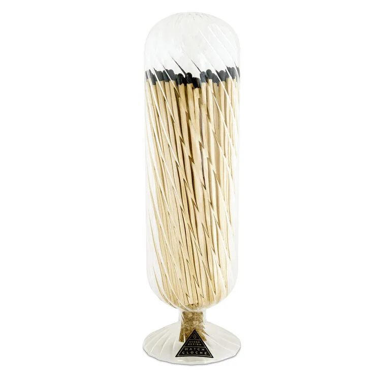 Black Helix Fireplace Match Cloche