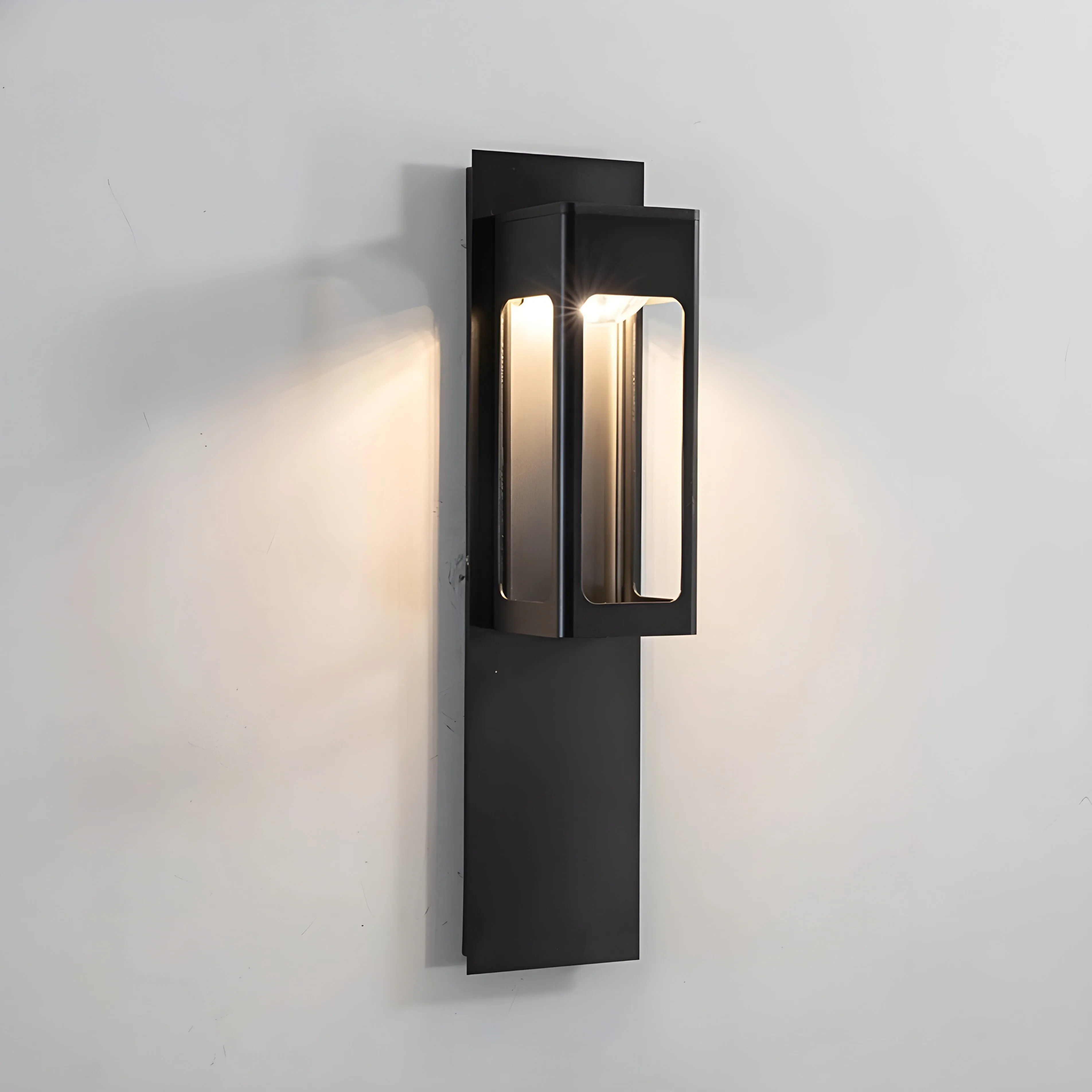 Black/Bronze Outdoor Waterproof LED Aluminum Wall Light With Motion Sensor