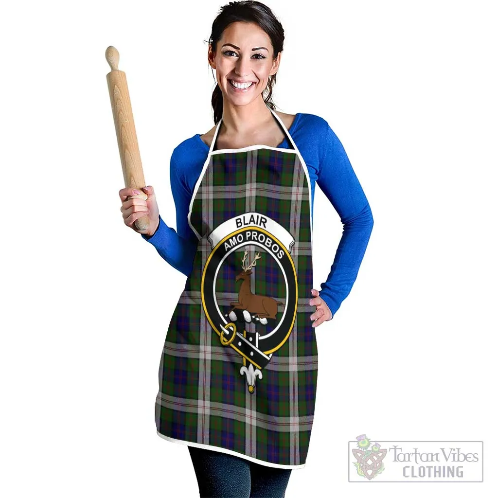 Blair Dress Tartan Apron with Family Crest